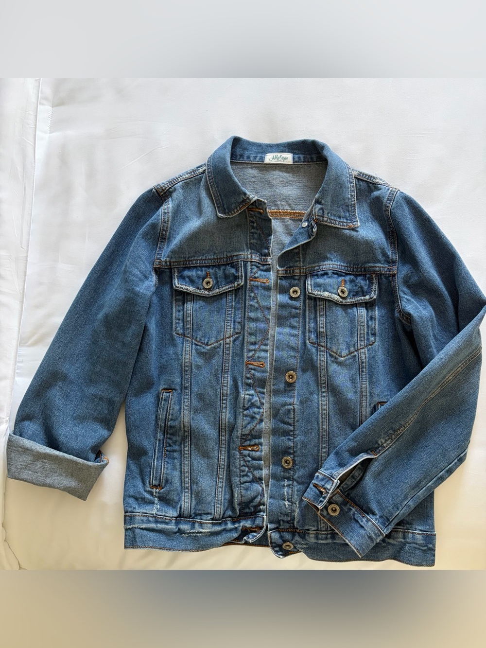 Women’s Blue Denim Jacket - Casual Jean Jacket